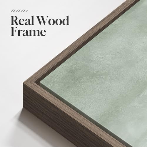 Extra Large Framed Green Abstract Wall Art Decor - Image 5