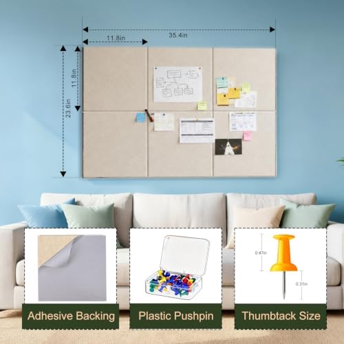 Hiksuky 48x36 Bulletin Board - Image 4