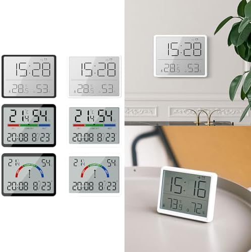 XROLAND Digital Wall Clock Digital Wall Clock Large Display, Date & Temperature - Image 2