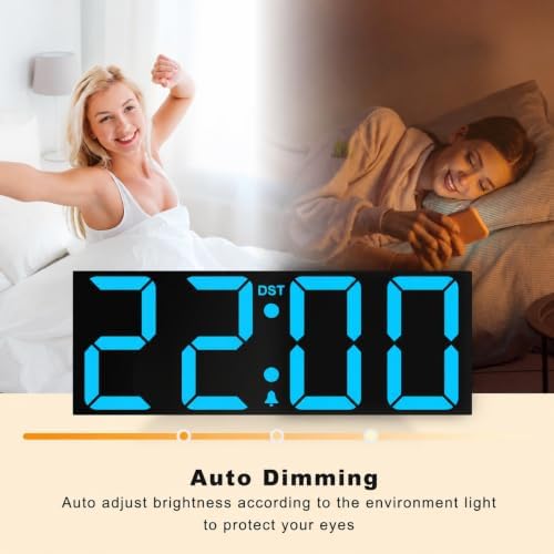 JALL 22" Large Digital Wall Clock - Image 5