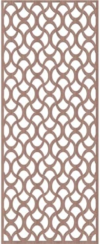 Resort Decorative Pierced Fretwork Wood Wall Panels, 17 3/8"W x 44 3/8"H x 3/8"T - Image 2