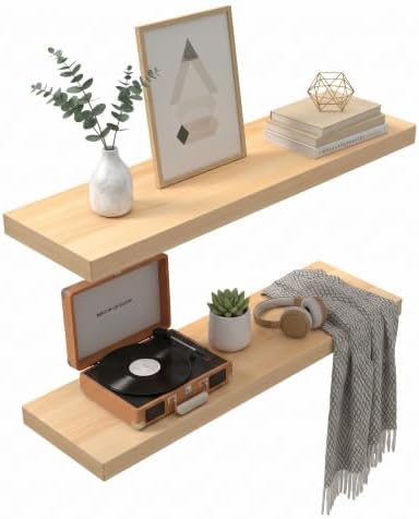 Lufia Floating Wall Shelves, MDF by Lufia