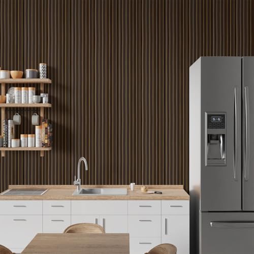 From Plain To Beautiful In Hours MG-1504-SAM-2p Gilded Peaks Wood Slat Walls - Image 4