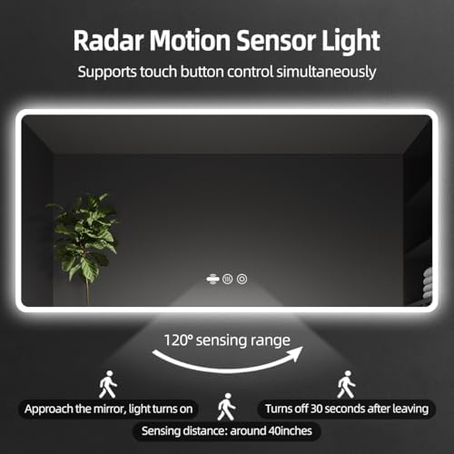 72"X36" LED Mirror for Bathroom - Image 7