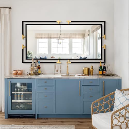 Large Mirror Wall Decor, Living Room, Horizontal/Vertical by AutdotWallMirrors