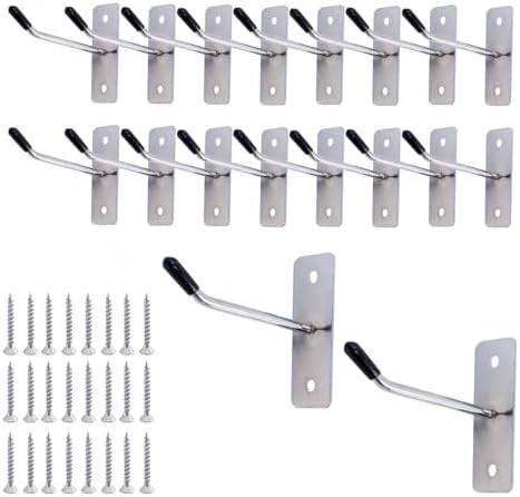 Cuyacili 20pcs Wall Mounted Hook Home Storage Organizer Hanger, Heavy Duty Coat by Unknown
