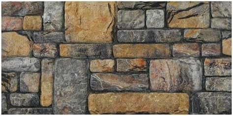 K&B Panels 3D Wall Panels, Stone Effect Styrofoam Wall Panelling Kit, by Unknown