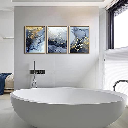 Framed Wall Art for Living Room Abstract Wall Decor for Bedroom Abstract Ink - Image 4
