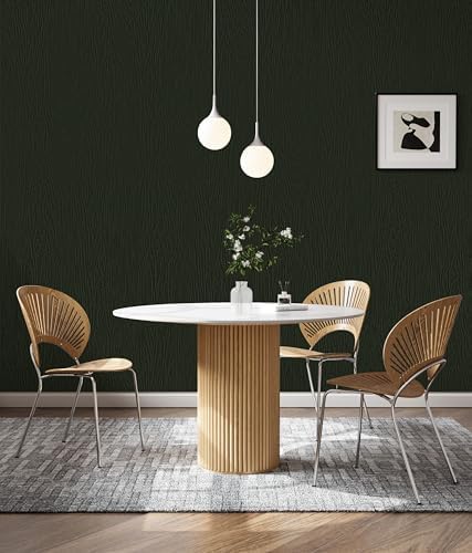 Dark Green Contact Paper Peel and Stick Self Adhesive Wood Grain Wallpaper - Image 5