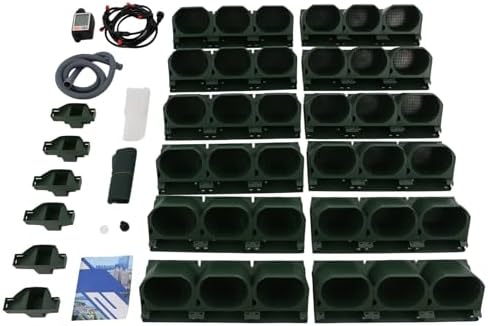 Self Watering Planters with Timer and Rain Sensor, 36-Pocket Wall Mounted - Image 6