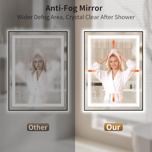 22"x30" LED Bathroom Mirror - Image 5