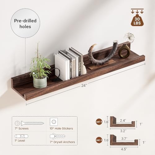 Heimlove 24 Inch Picture Ledge Shelf - Image 2