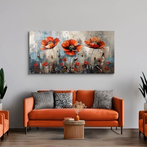 SERIMINO Large Modern Floral Wall Decor - Image 2