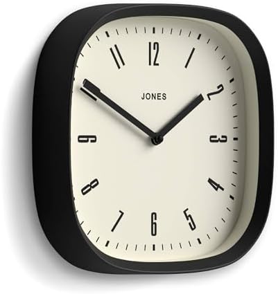 JONES CLOCKS® Marvel wall Clock | Modern Retro Rounded Square Clock | 10" | - Image 2