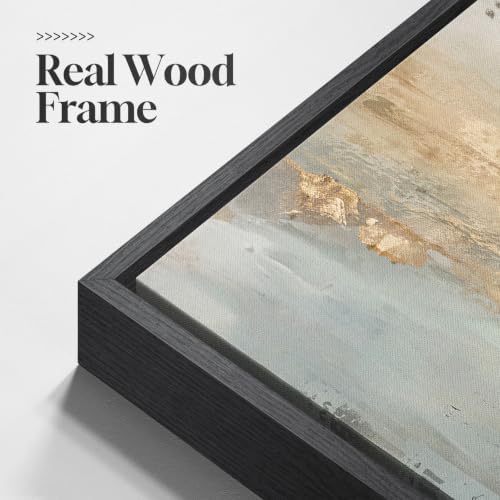 Large Framed Abstract Vertical Wall Art Set - Image 3