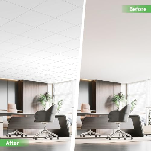 Art3d PVC Ceiling Tiles 24x24 in, 96 Sq.Ft - Image 5