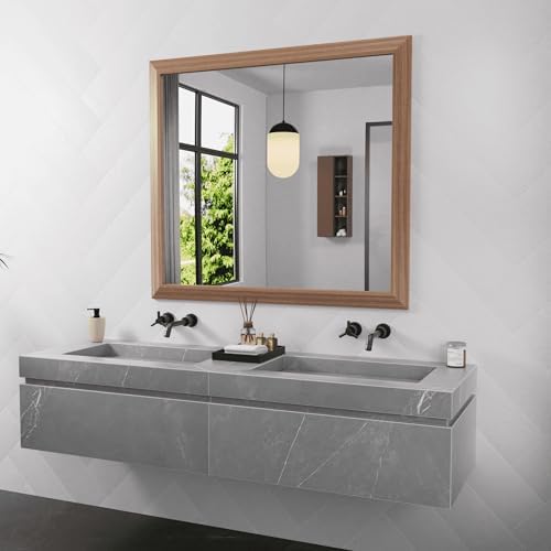 Amorho Bathroom Mirror for Wall, 40 X36 Inch by Amorho