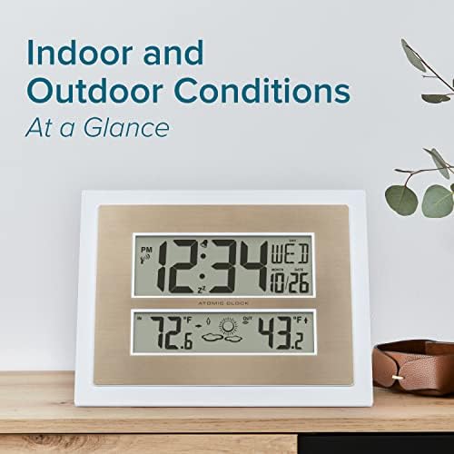 La Crosse Technology 512-14937-INT Atomic Digital Wall Clock - Image 2