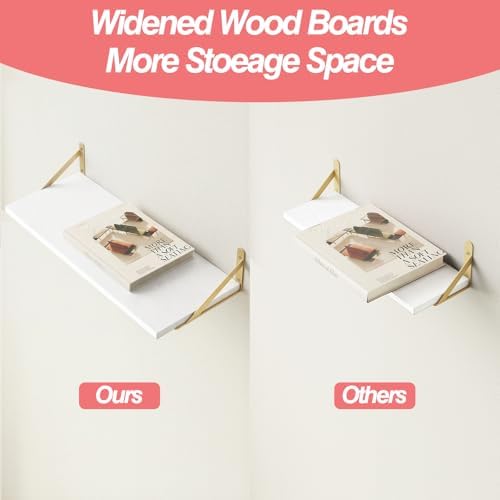 Fixwal 2pcs 10 in Deep Floating Shelves - Image 5