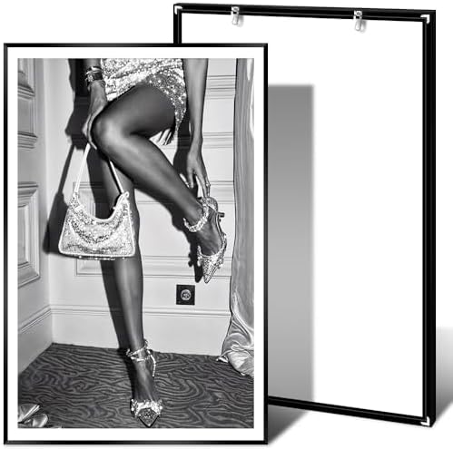 High Fashion Poster Trendy Black and White Wall Art Retro Girl Luxury Feminist - Image 2