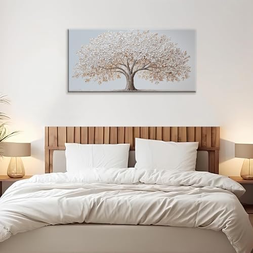 White Tree Wall Art Wall Art Decor 20"X40" Minimalist Wall Art - Image 6