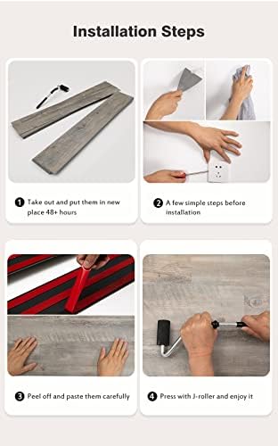 SINGULARWOOD Wall Panels, Peel&Stick Installation Vinyl Planks - Image 6
