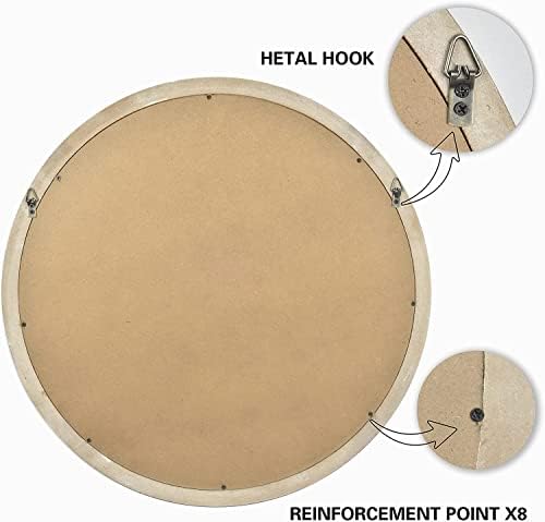 30 Inch Round Wall Mirror - Image 6