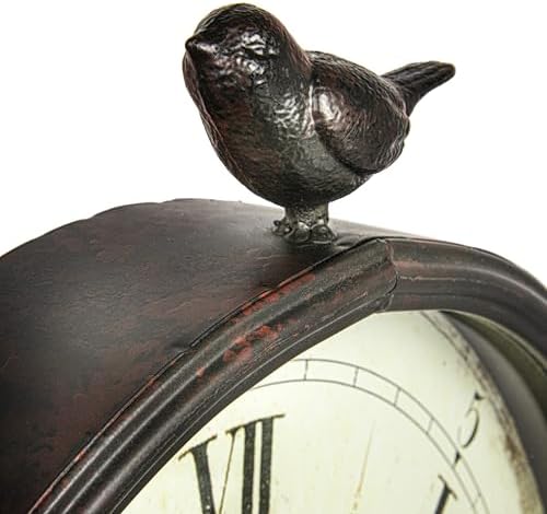 Creative Co-Op Oval Metal Wall Clock - Image 4