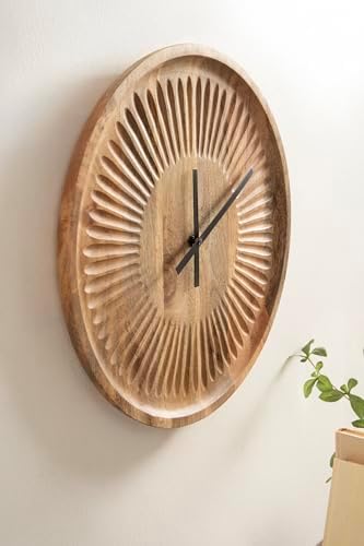 Kate and Laurel Grear Modern Numberless Round Wall Clock, 17 Inch Diameter - Image 6