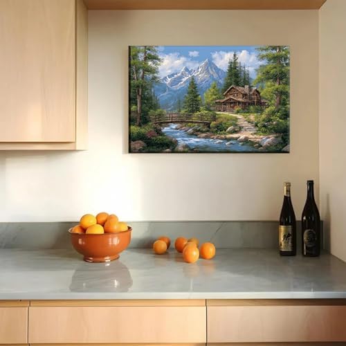 Serene Landscape Canvas Wall Art - Image 7