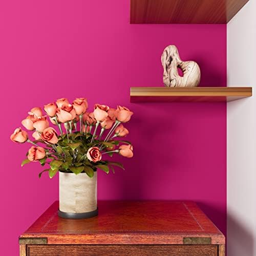 LACHEERY Hot Pink Peel and Stick Wallpaper - Image 2