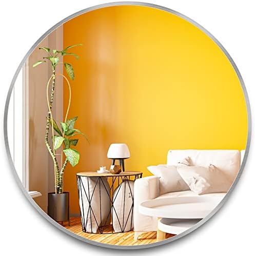 Itrue Round Metal Wall Mirror, 24 Inch - Image 2