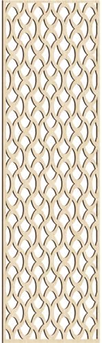 Resort Decorative Pierced Fretwork Wood Wall Panels, 27 3/8"W x 69 3/8"H x 1/4"T by EkenaMillwork