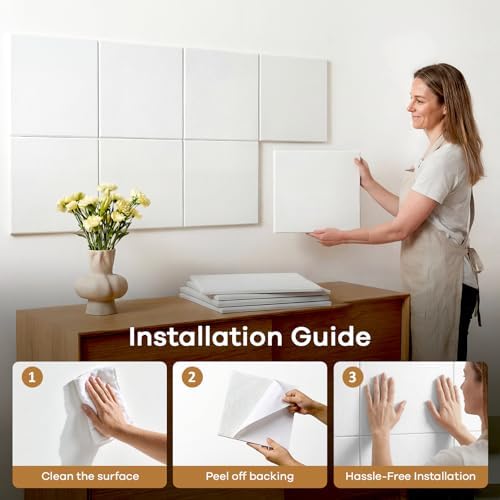 Square Acoustic Panels Soundproof Wall Panels, 12″ × 12″ × 0.4″ High-Density - Image 5