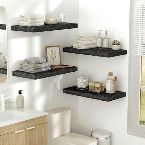 Vivelove 10" Deep Floating Shelves, 24”Wide Set of 2 - Image 6