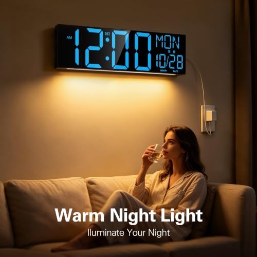 JALL 30" Massive Digital Wall Clock - Image 5