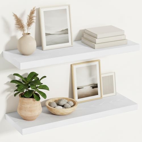 Vivelove 24 x 12 Floating Shelves 12 Deep by VIVELOVE