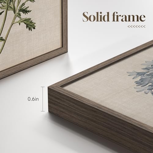 Framed Vintage Floral Botanical Wall Art - Image 5