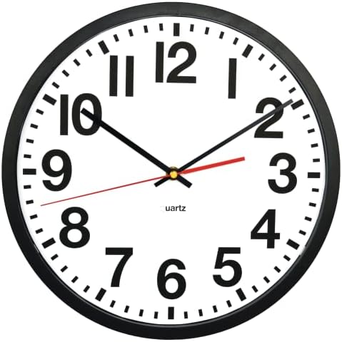 Tempus Contemporary Wall Clock, Battery Operated by CleanItSupply