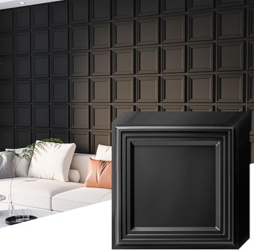 Art3d 33-Pack Accent 3D Textured Wall Panels, 11.8 x 11.8 in by Art3d
