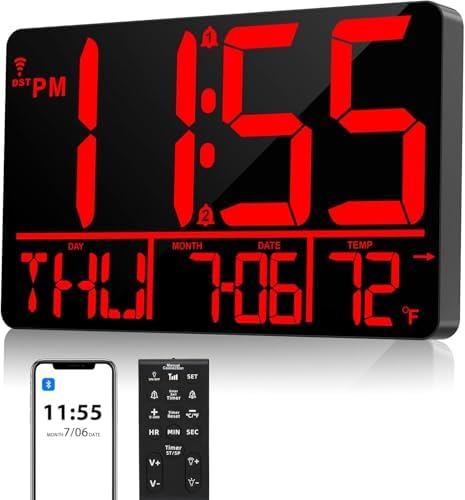 13" Bluetooth Auto Sync Wall Clock by Unknown