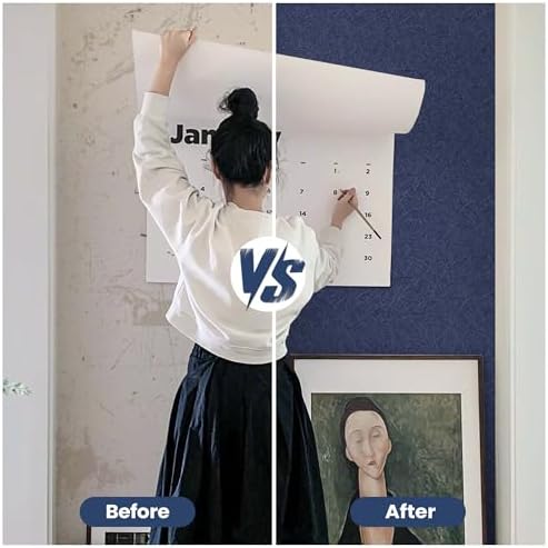 Dark Blue Peel and Stick Wallpaper Removable Self Adhesive Contact Paper - Image 3