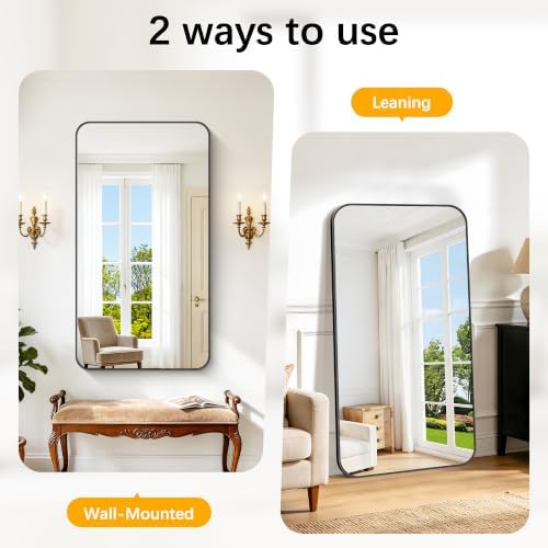 FORBATH Bathroom Mirror 30" x 55", Large Rectangular Wall Mirror - Image 6
