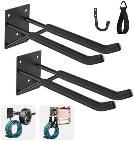 14" Garage Hooks Heavy Duty 2-Pack by Steelify