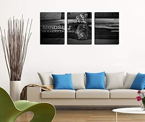 Yetaryy Inspirational Canvas Wall Art Large 3 Pieces Motivational Wall Art - Image 3