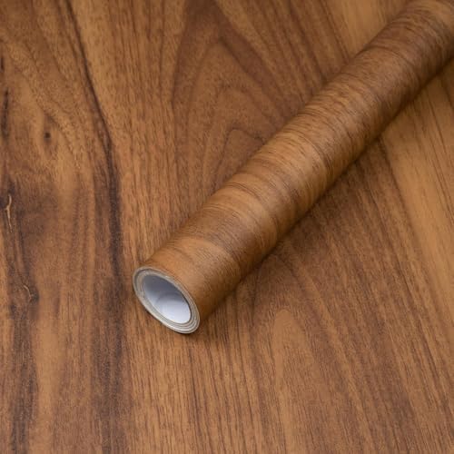 Wood Contact Paper Peel and Stick Thicken Vintage Wood Grain Wallpaper by Arrost