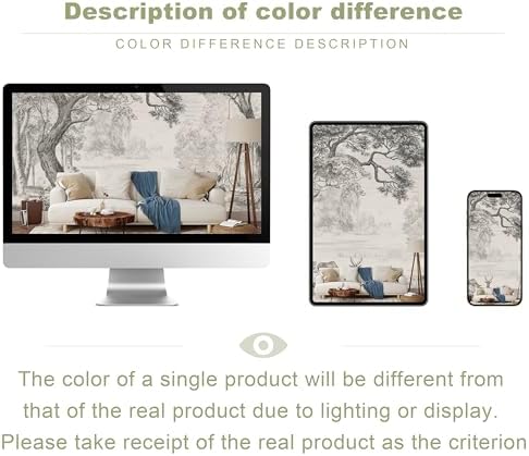 Forest Wallpaper Peel and Stick Woodland Landscape Wall Mural - Image 5