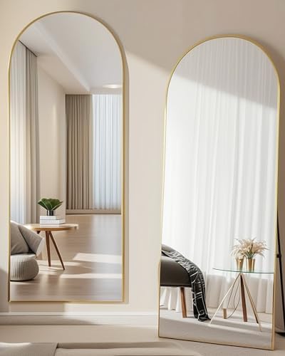 NEARBYSD Arched Full Length Mirror81 x41 Full Body Floor Mirror Standing - Image 3