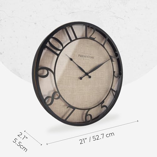 Presentime 21" Farmhouse Series Wall Clock - Image 7