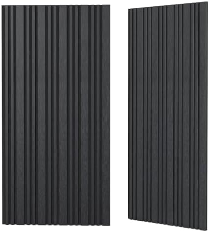 2 Pack Wood Acoustic Panels, 47.2"×23.6"×0.36" High Density Sound Proof Wood by GOAND